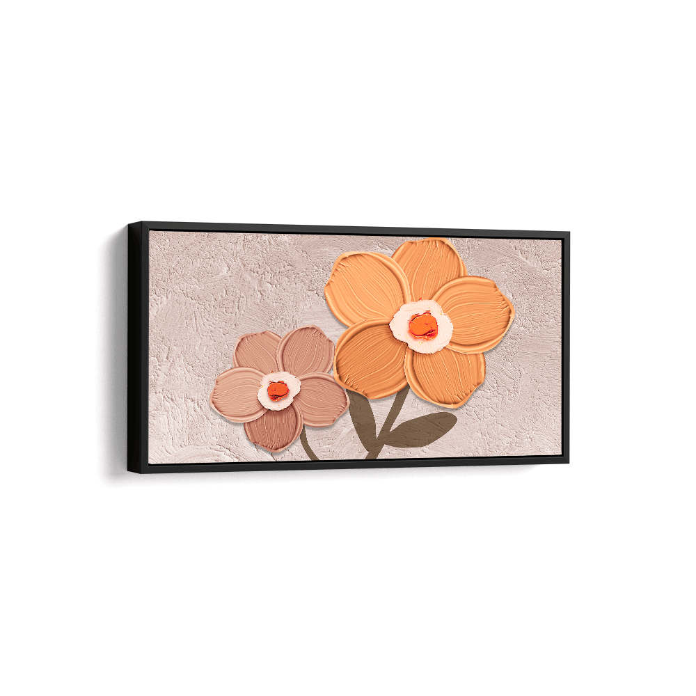 Quadro Flores de Tinta